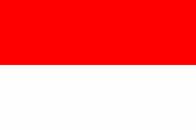 Vlag Indonesië - 100x150cm Spun-Poly